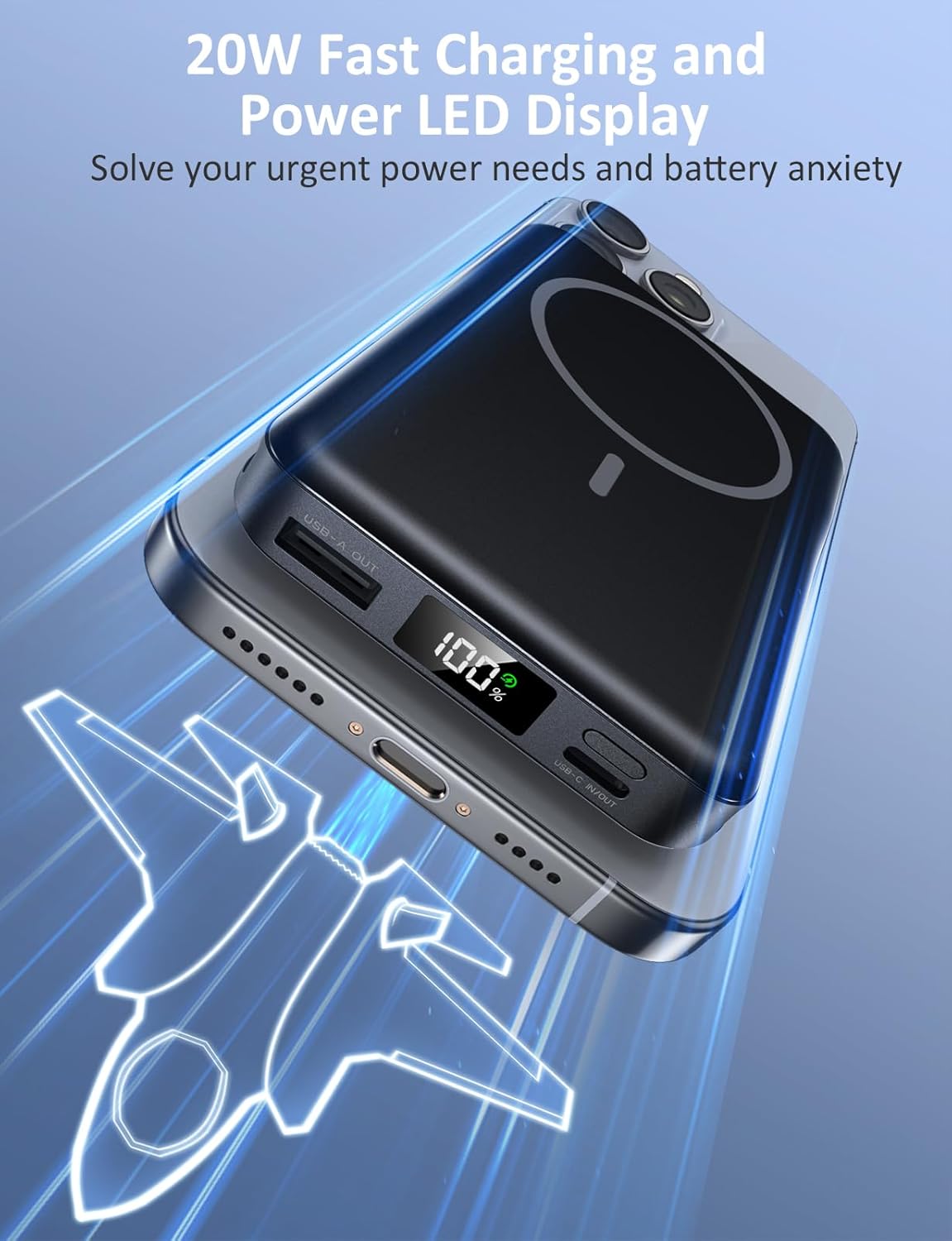 Magnetic Power-on-the-Go Charger