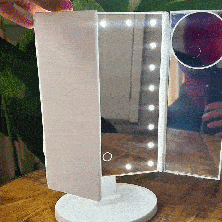 Oglindă de Machiaj cu 22 LED-uri și Lumină ca la Salon